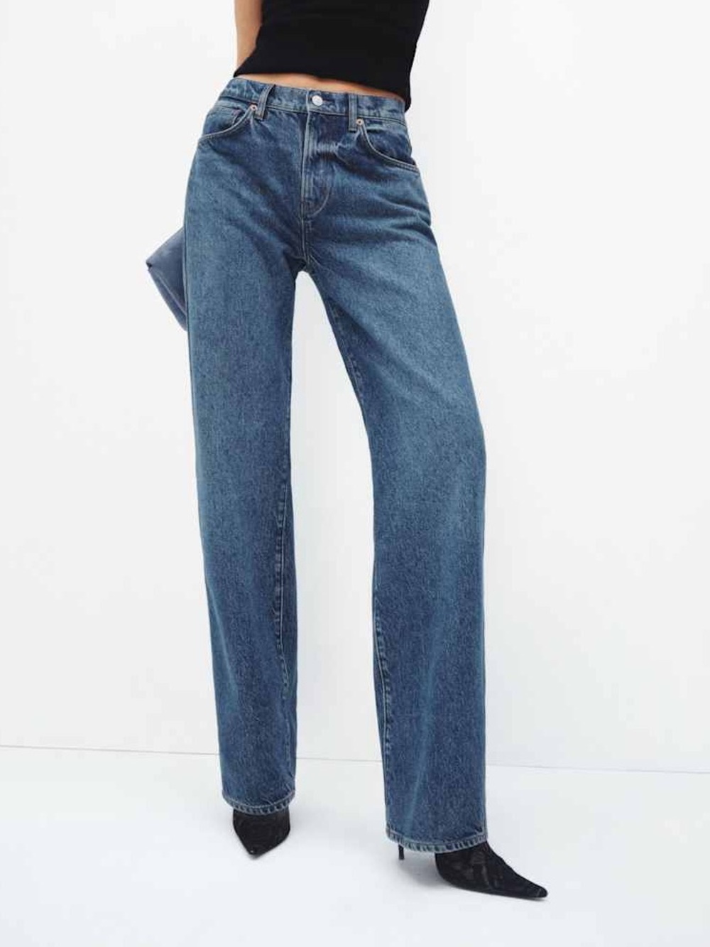 Reformation Val 90s Mid-rise Straight-Leg Jeans